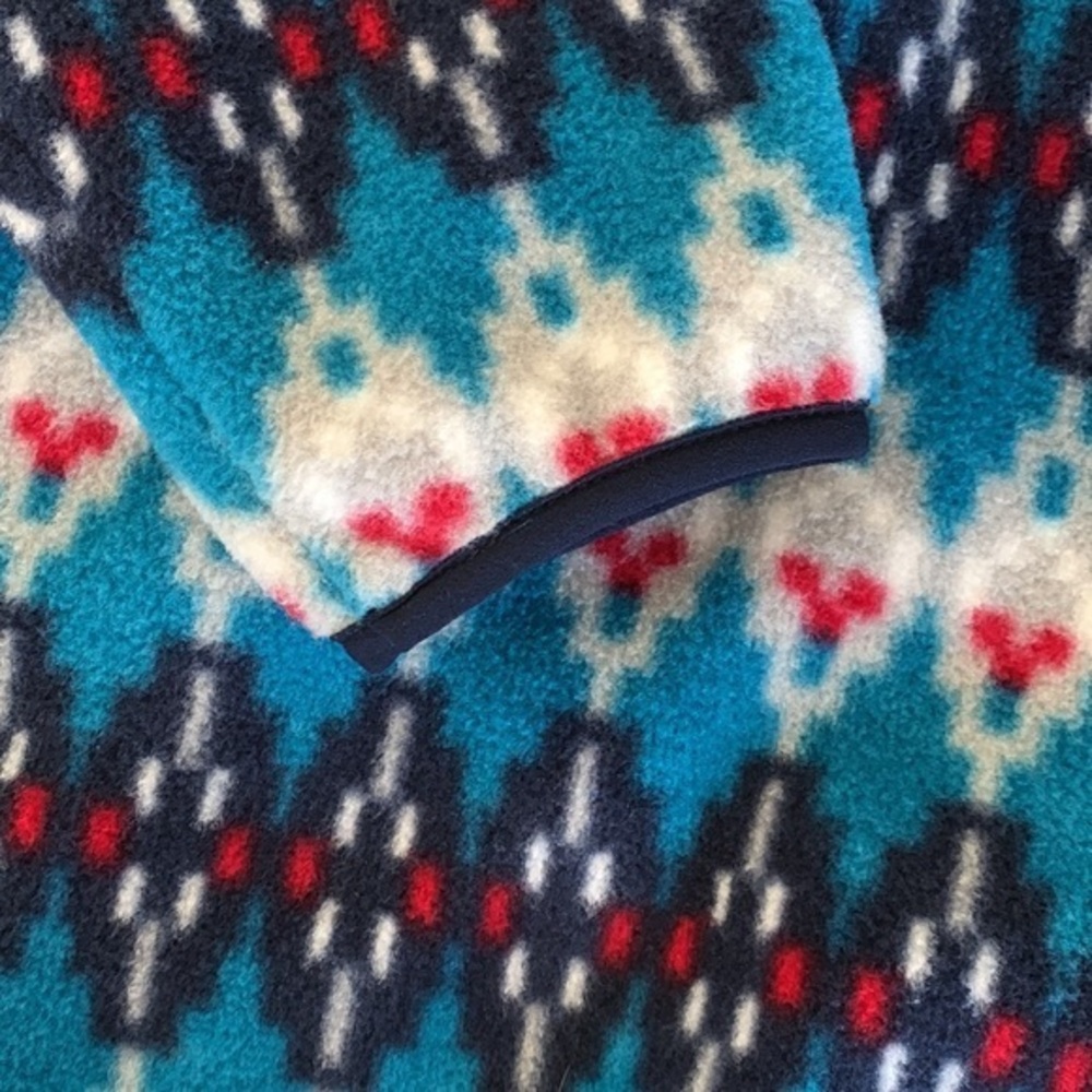 Rare Patagonia Synchilla 1/4 Snap-T Fleece Sweater Aztec Blue 25450 Men Size XS - Picture 7 of 12